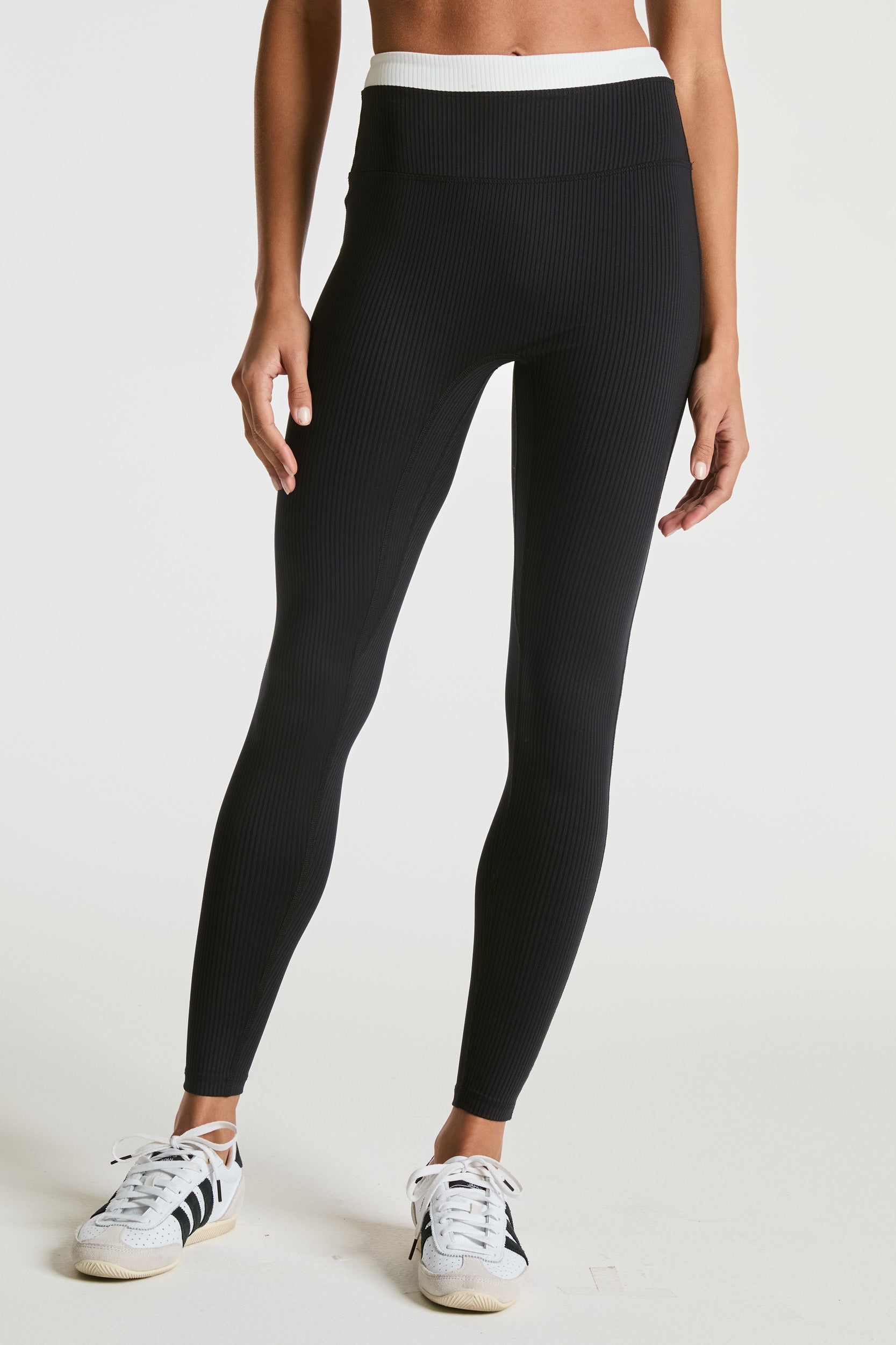 Ribbed Layered Legging
