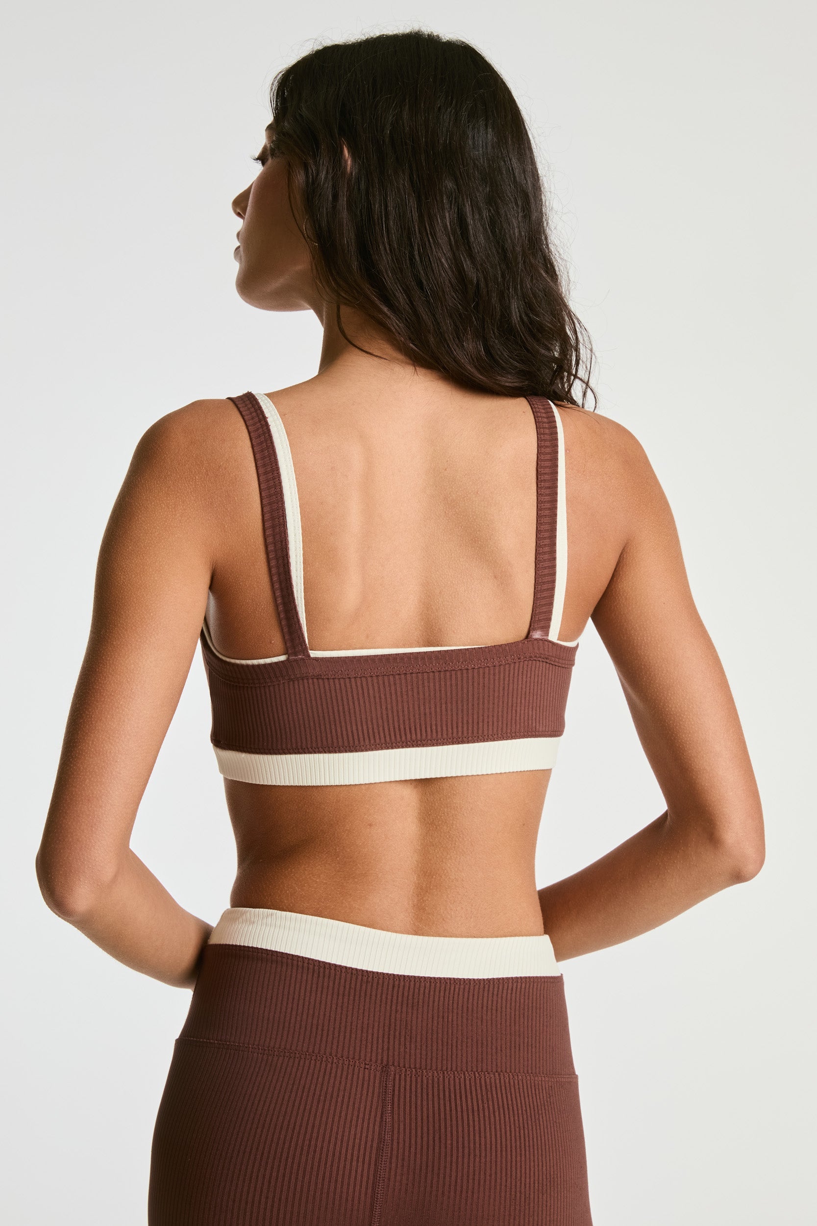 Ribbed Layered Bralette