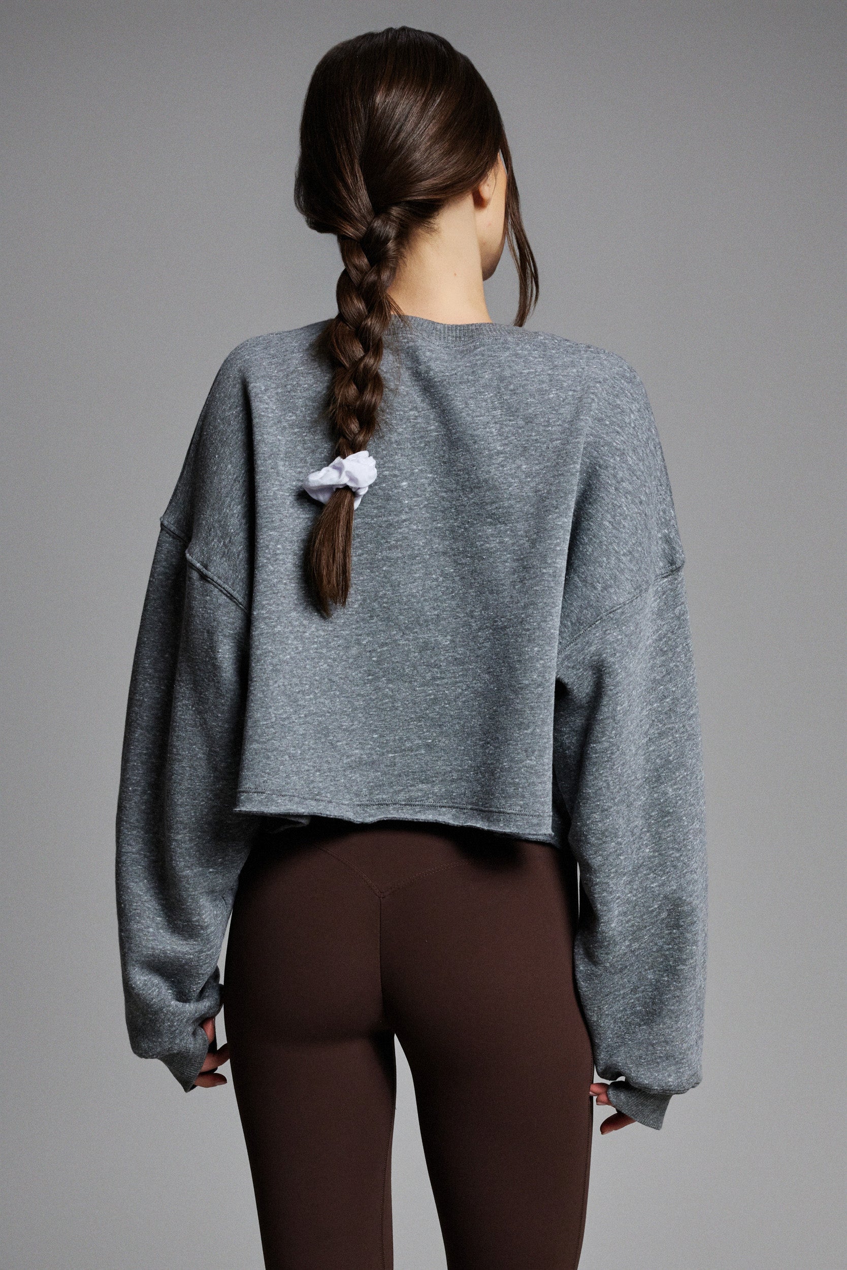 Cropped Crewneck Sweatshirt