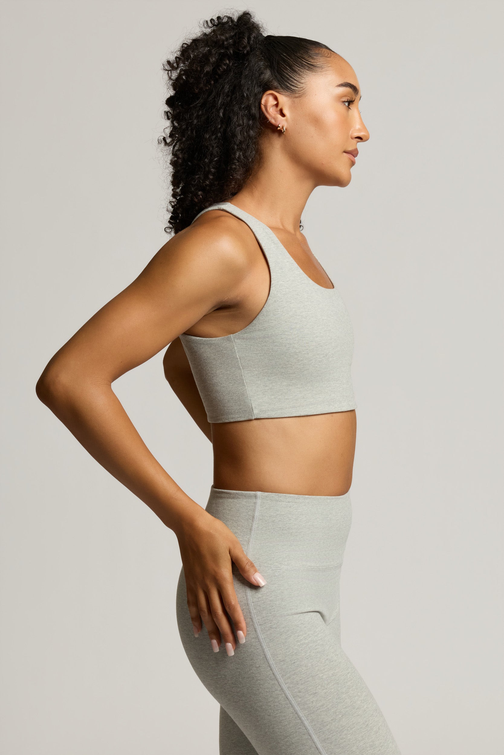 Cotton Scoop Bra