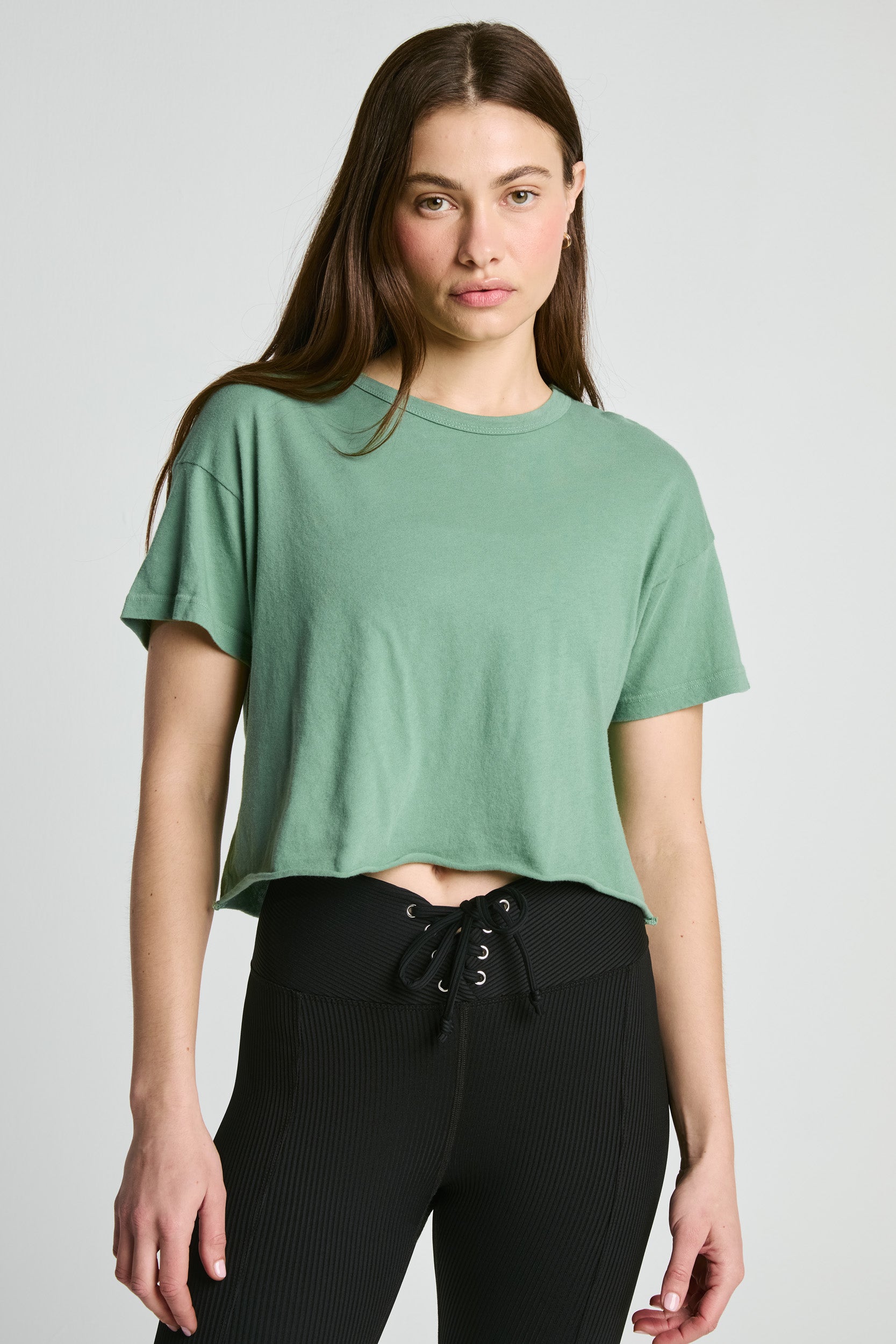 専用】LOHEN クロップド丈Voxy line cropped Tシャツ