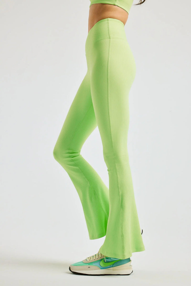Ribbed Flare Legging-Year Of Ours